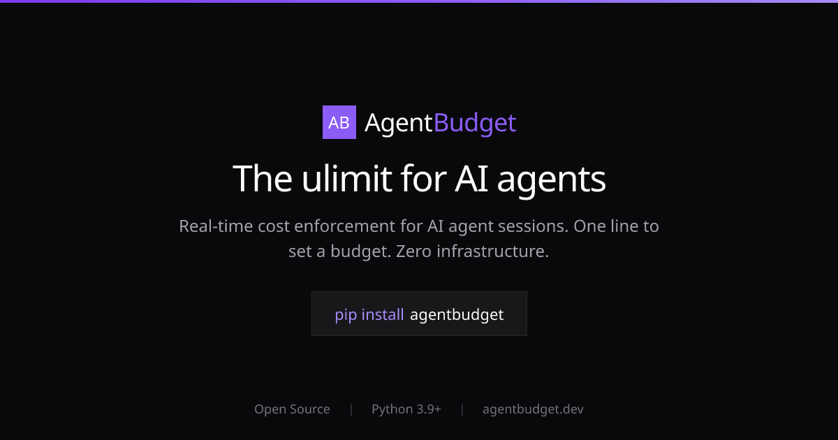 agentbudget.dev image